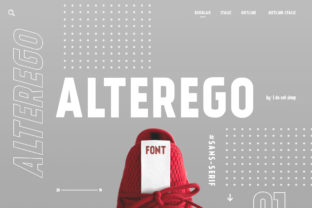 Alterego: A Sturdy Sans Serif Font for Modern Branding