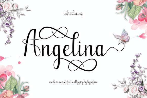 Angelina: The Romantic Script Font for Handmade Brands