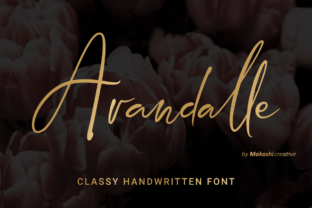 Arandalle Script: A Classy Handwritten Font for Branding