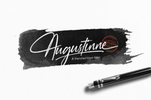 Augustinne: A Spacious Script Font for Editorial Design