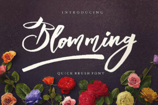Blomming Font: A Handwritten Typeface for Bold Brands