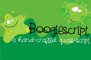 Boogiescript: A Quasi-Script Font for Playful Campaigns