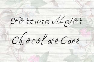 Chocolate Cane Duo: A Script Handwritten Font for Makers