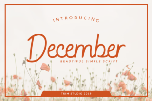 December Script Font for Handmade Brands