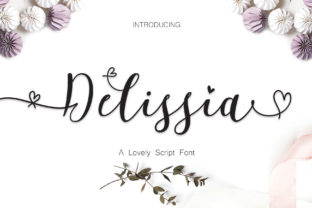 Delissia Script: A Modern Typeface for Handmade Brands