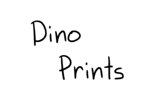 Dino Prints: A Playful Handwritten Font for Makers