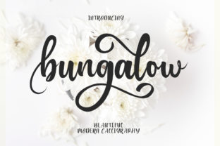 Elevate Editorial Layouts with Bungalow Script Font