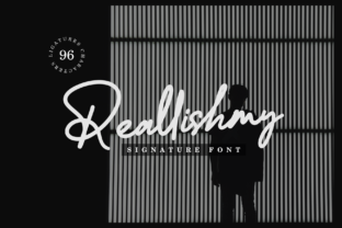 Elevate Your Shop with the Reallishmy Signature Font