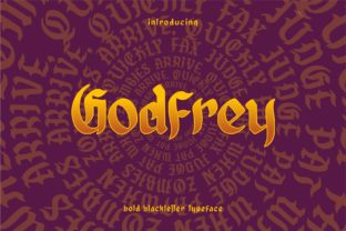 Godfrey: A Bold Blackletter Font for Modern Web Design