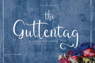 Guttentag: A Script Handwritten Font for Editorial Design