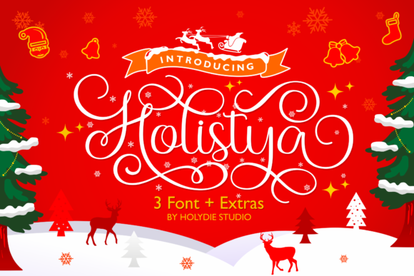 Holistya: The Script Handwritten Font for Holiday Branding
