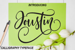 Joustin: A Classy Script Handwritten Font for Makers
