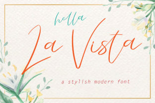 La Vista: A Script Handwritten Font for Elegant Branding