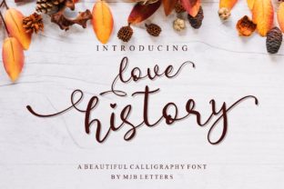 Love History: A Timeless Script Font for Elegant Designs