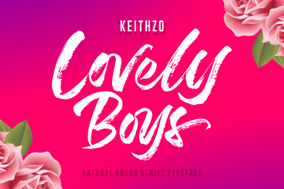 Lovely Boys Font Review: A Rough Script for Bold Branding