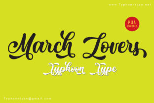 March Lovers Font Review for Bold Campaign Design