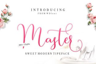 Master Script: A Romantic Typeface for Elegant Web Design