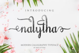 Nalytha Script: A Romantic Typeface for Makers
