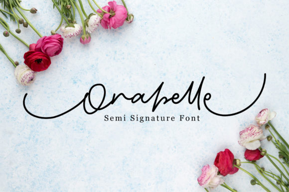 Orabelle: An Elegant Script Handwritten Font for Editorial Design