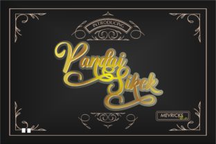 Pandai Sikek Script: A Hand-Lettered Typeface for Editorial Design