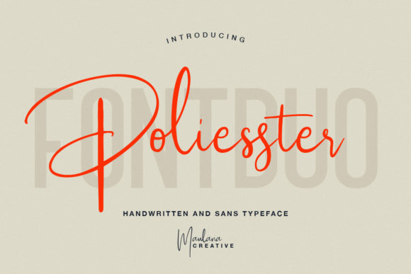 Poliesster Font: Elevating Web Headers with Script Style