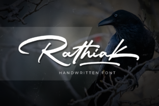 Rathiak: The Handwritten Brush Font for Authentic Branding