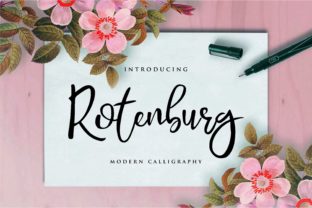Rotenburg Font Review: Elegant Script for Designers
