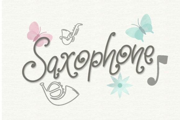 Saxophone Music Font Review for Dynamic Campaigns