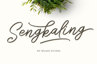 Sengkaling Script: The Monoline Typeface for Makers