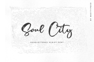 Soul City: A Handmade Script Font for Crafters