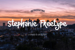 Stephanie Freetype: A Warm Script for Modern Branding