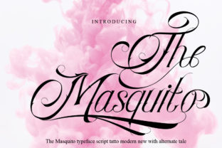 The Masquito: A Premium Script Font for Makers