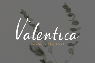 Valentica: A Handwritten Font for Editorial Design