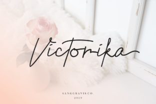 Victorika: The Aesthetic Script Font for Handmade Brands